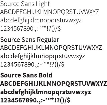 SKC Font Source Sans Pro