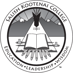 Salish Kootenai College Grayscale Seal